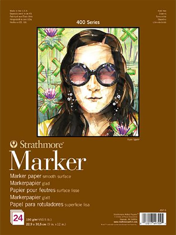 Strathmore Marker A4+ 22,9x30,5cm, 24 listov, 400 series