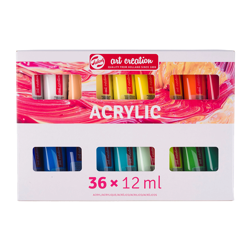 Art Creation sada akrylových farieb 36 x 12 ml