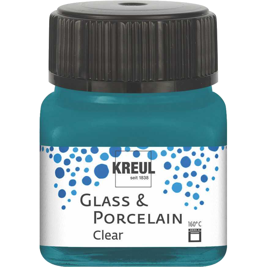 KREUL farby na sklo a porcelán CLEAR 20 ml - vyberte si odtieň