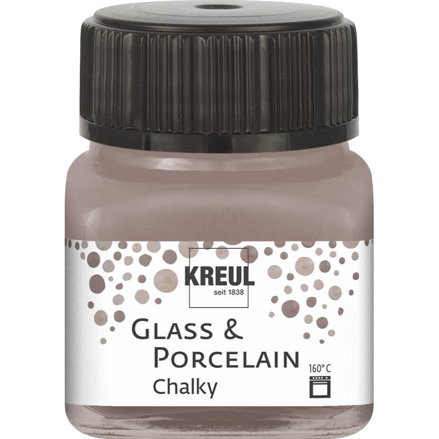 KREUL farby na sklo a porcelán CHALKY 20 ml - vyberte si odtieň