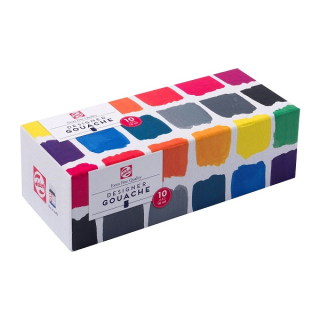 Talens Gouache Extra Fine sada - 10 x 16 ml